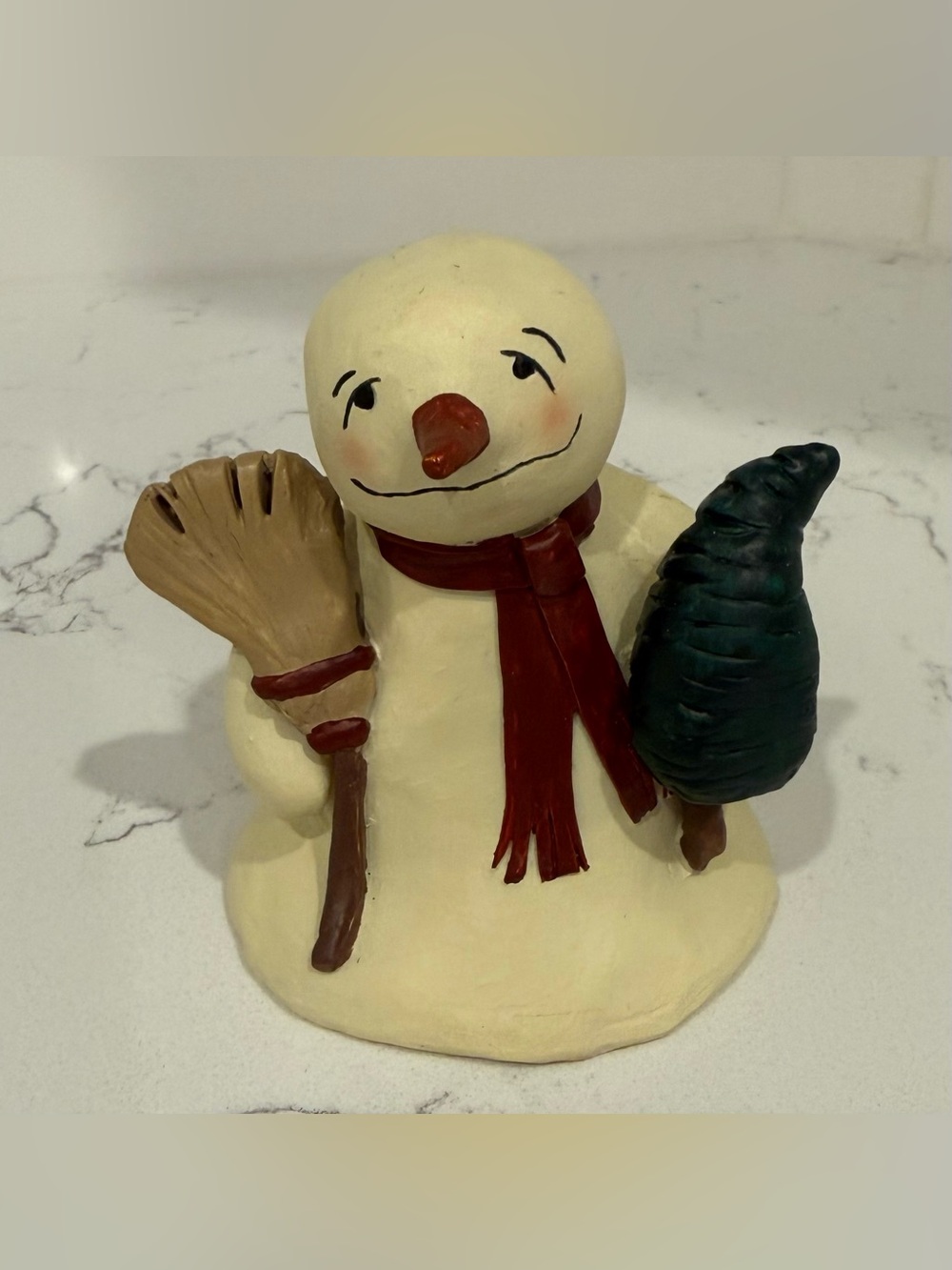 Especially for You Mittens & Mufflers snowman broom & hat Limited Edition EY855